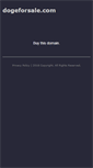 Mobile Screenshot of dogeforsale.com
